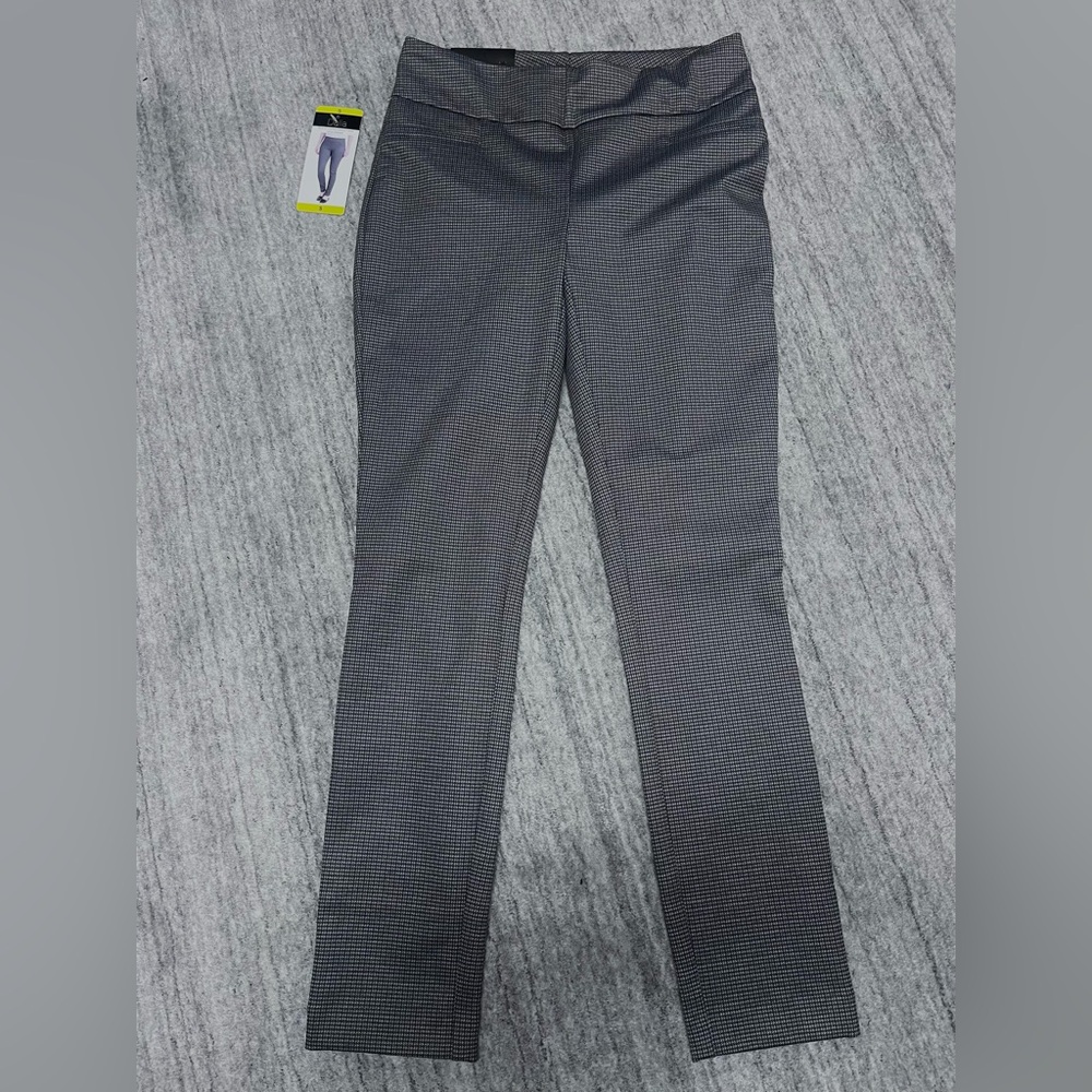 Dalia cropped pants, NWT, small, charcoal/navy